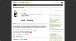 Desktop Screenshot of macvideoeditor.com